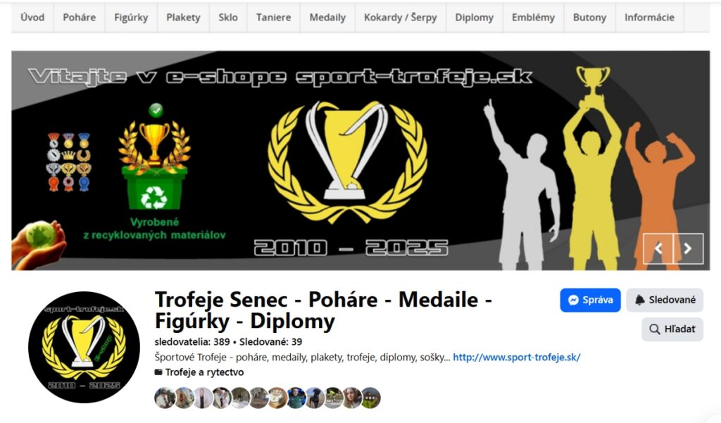 TROFEJE SENEC NA FACEBOOKU